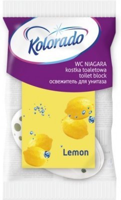 Kolorado WC Niagara toilet block in basket 35 g, LEMON