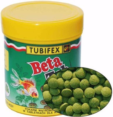 Tubifex Beta Tab (býložravé ryby na dně) 125 ml