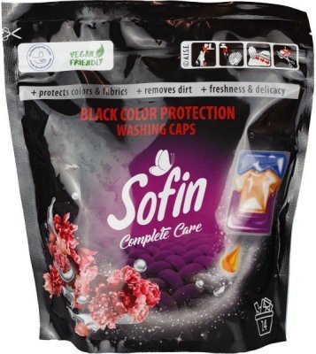 SOFIN gelové kapsle na praní černého prádla 24 ks
