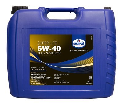 Motorový olej Eurol Super Lite A3/B4 5W-40, 20L