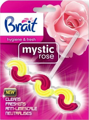 Brait kostka do WC - vůně mystic růže 45 g