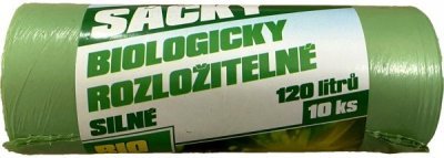 Fox cleaning sáčky do koše 120 L BIO 10 ks LDPE silné