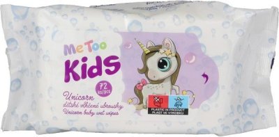 Me Too Unicorn ubrousky vlhčené 72 ks