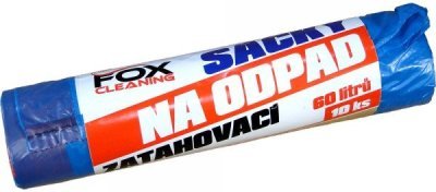 Fox cleaning sáčky do koše 60 L 10 ks zatahovací