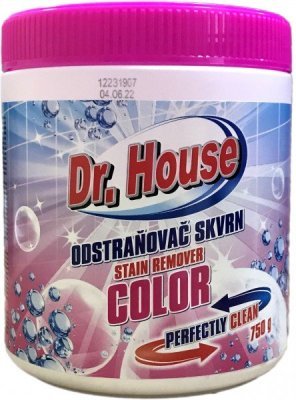 Dr. House odstraňovač skvrn sypký Color 750 g