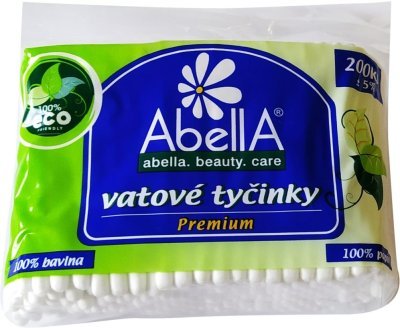 AbellA vatové tyčinky ZIP 200 ks 100% ECO