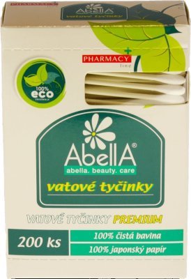 AbellA vatové tyčinky v DOZE 200 ks 100% ECO