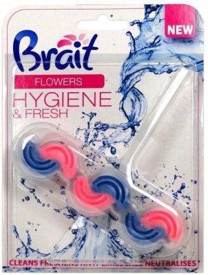 Brait kostka do WC - vůně květin 45 g