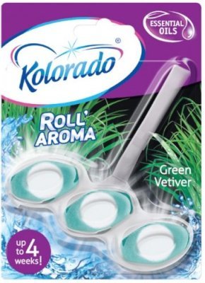 Kolorado Roll Aroma Three-phase toilet block GREEN VETIVER 51 g