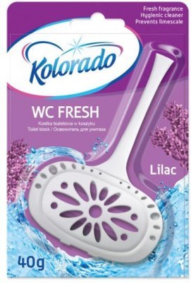 Kolorado WC Fresh toilet block in basket LILAC SCENT 40 g