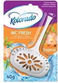 Kolorado WC Fresh toilet block in basket TROPICAL SCENT 40 g