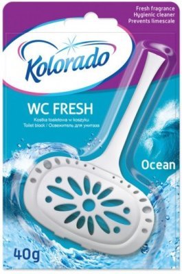 Kolorado WC Fresh toilet block in basket OCEAN SCENT 40 g