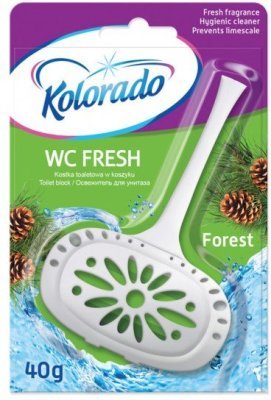 Kolorado WC Fresh toilet block in basket FOREST SCENT 40 g
