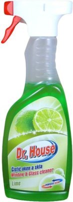 Dr. House čistič oken s rozprašovačem Lime 500 ml
