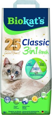 Podestýlka Biokats classic fresh 18l