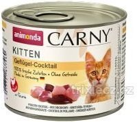 Konzerva Animonda Carny Kitten - drůbeží koktejl 200g