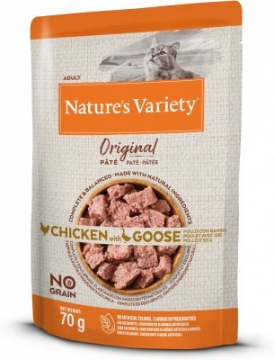 Kapsička Nature´s variety original pro kočky s kuřecím a husou 70g
