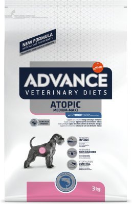 ADVANCE-VD Dog Avet Dog Atopic MED/MAX pstruh 3kg