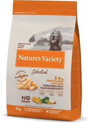 Nature´s variety selected pro střední psy s kuřecím 12kg