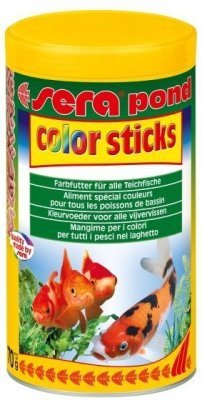 Sera vybarvovací krmivo pro zlaté a studenovodní ryby Pond Color Sticks 1000ml Nature