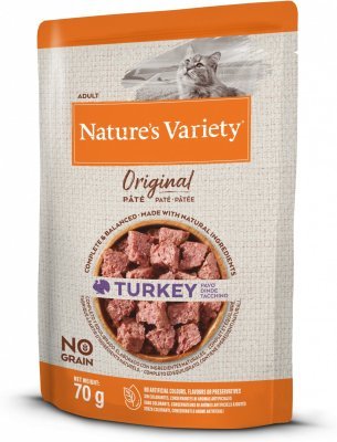 Kapsička Nature´s variety original pro kočky s krůtou 70g
