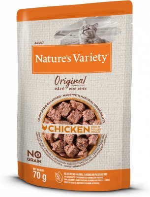 Kapsička Nature´s variety original pro dospělé kočky s kuřecím 70g