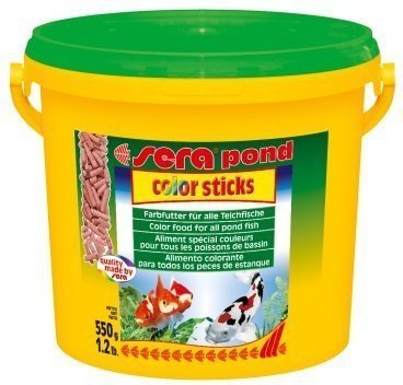 Sera vybarvovací krmivo pro zlaté a studenovodní ryby Pond Color Sticks 3,8l Nature