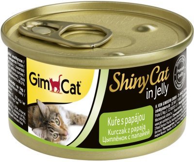 ShinyCat konzerva kuře+papaja 2x70g