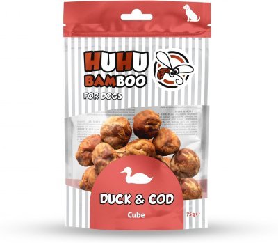 VO Huhubamboo masové koule s kachním a treskou 75g