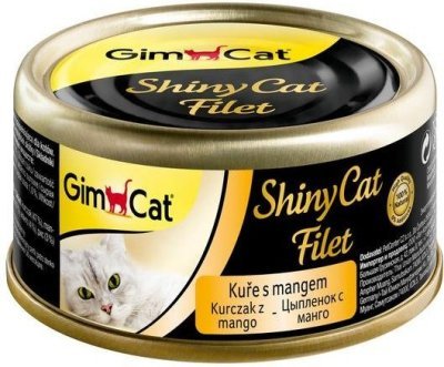 Konzerva ShinyCat filet kuře s mangem 70g