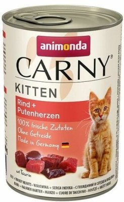 Konzerva Animonda Carny Kitten - hovězí, krůtí 400g