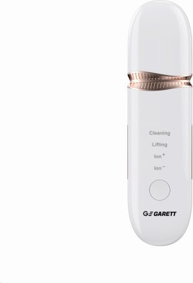 Garett Beauty Sonic Scrub Cavitation peelig - ultrazvuková špachtle, bílá