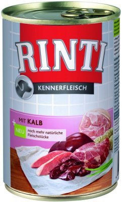 Finnern Rinti konzerva pro psy telecí 400g
