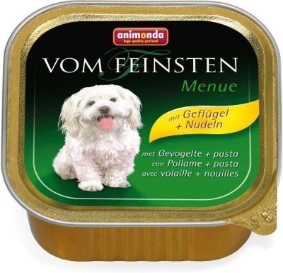 Animonda Vom Feinsten Menue paštika pro psy drůbeží+těstoviny 150g