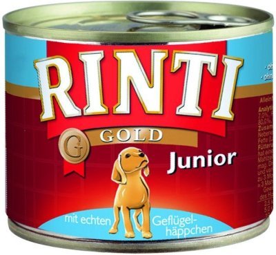 Finnern Rinti Gold Junior konzerva pro psy kuře 185g