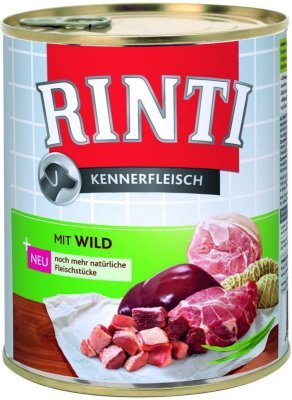 Finnern Rinti konzerva pro psy zvěřina 800g