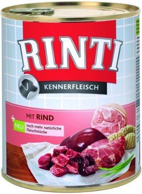 Finnern Rinti konzerva pro psy hovězí 800g