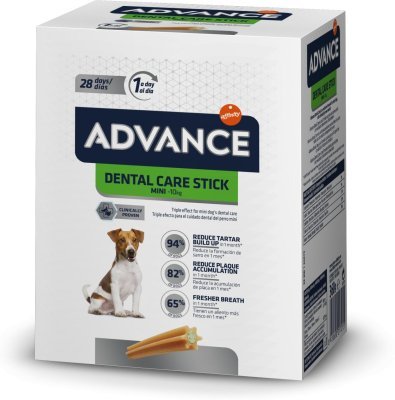 Balení Advance mini tyčinky pro dentální péči 360g