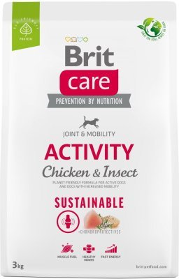 Brit Care Dog Sustainable Activity - chicken and insect, 3kg