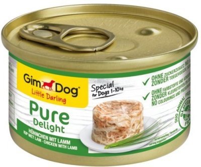 GIMDOG Little Darling PURE DELIGHT CHICKEN WITH LAMB 150G