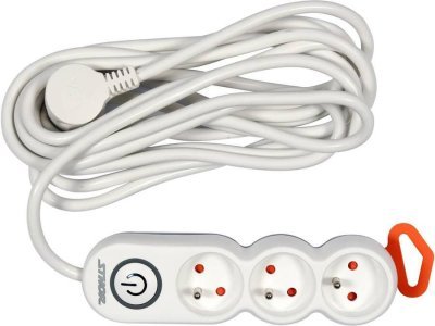 Kabel prodlužovací kancelářský 5m 3 zásuvky Sthor TO-72352
