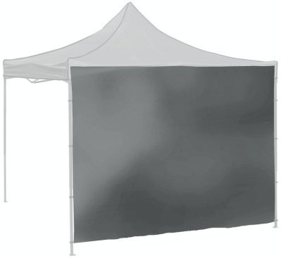Bočnice pro párty stan 2x3m 210D šedá WATERPROOF Cattara 13344