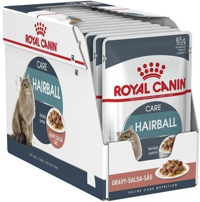 Royal Canin Hairball Care gravy ve šťávě 12x85g