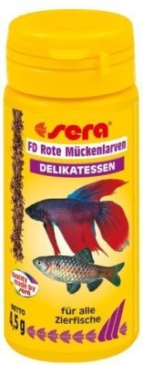 Sera červené komáří larvy FD Rote Mückenlarven (Red Bloodworms) 50ml Nature