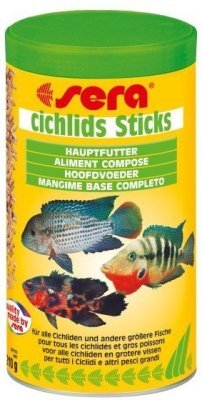 Sera základní krmivo pro středně velké a velké cichlidy Cichlids Stick 1000ml Nature