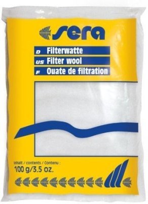 Sera filtrační vata bílá Filterwatte 100g