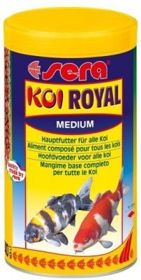 Sera základníé krmivo pro koi a iostatní jezírkové ryby Koi Royal Medium 1000ml Nature