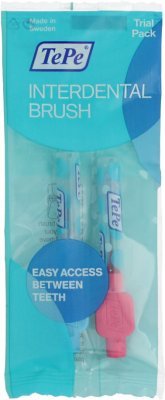 TePe Original Trial Pack mezizubní kartáčky 0 růžový + 3 modrý (0,4 mm + 0,6 mm) 2 ks