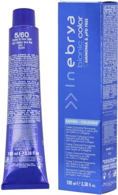 Inebrya Bionic Color Red (5/60 Světlý kaštanový teple červený) 100 ml
