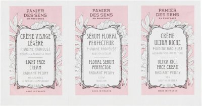 Panier des Sens Radiant Peony Skin Sample Trio